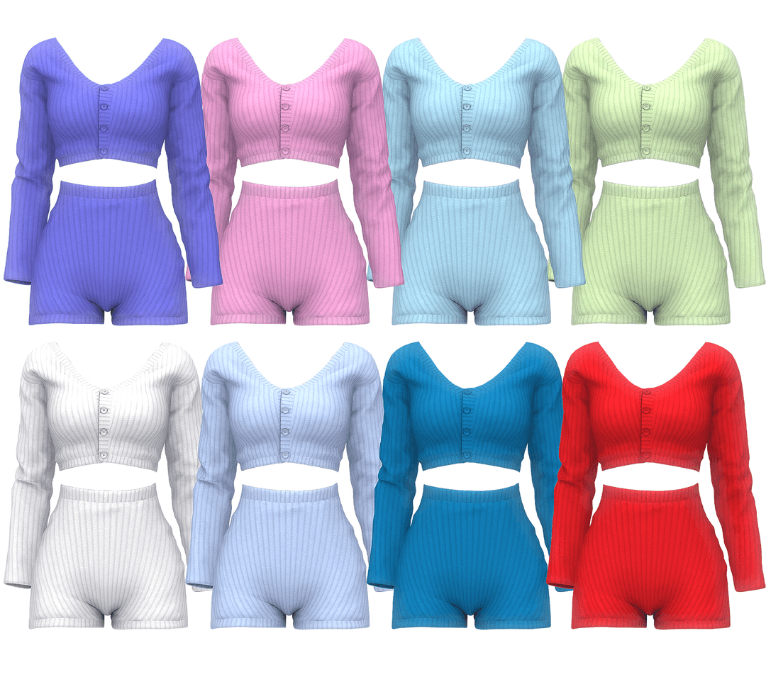 Галерея мода Вязаный комплект Emma Knit Set #1